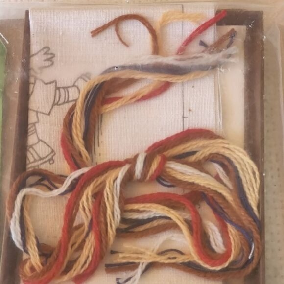 StitchKins #1783 Embroidery Soccer Kit with Frame - Picture 3 of 4